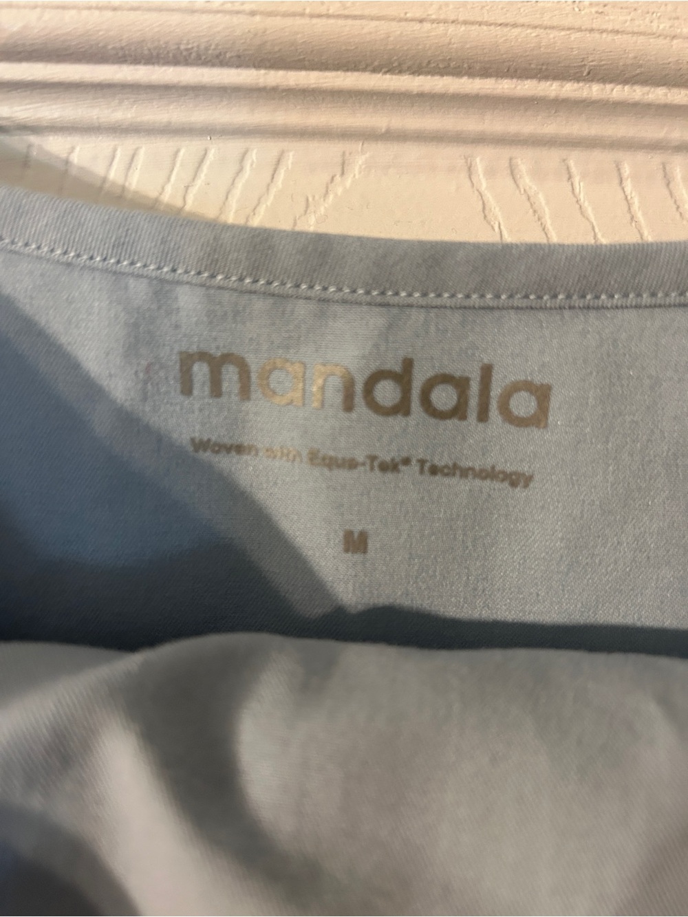 Mandala Women's Sky Blue Scrub set (top and pants)